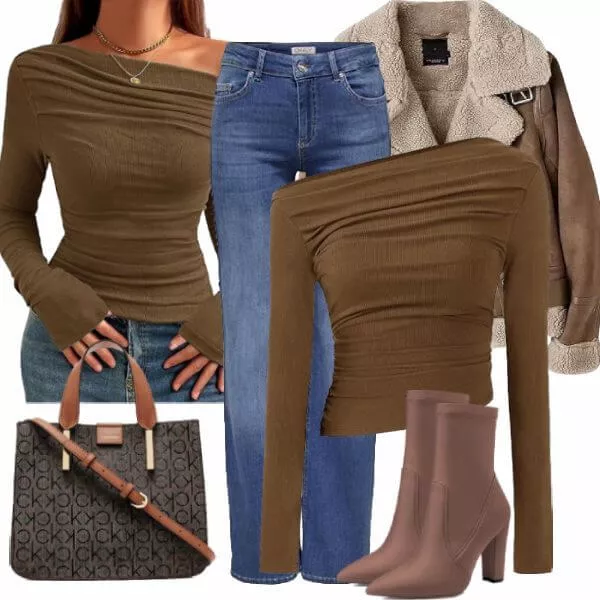 Winter Outfits Stylische Frauen Outfit