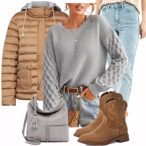 Winter Outfits Damen Komplette Outfit