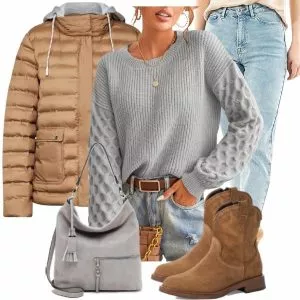 Winter Outfits Damen Komplette Outfit