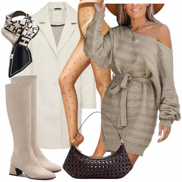 Winter Outfits Stylische Frauen Outfit