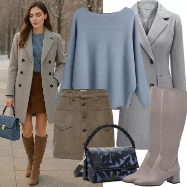 Winter Outfits Damen Komplette Outfit