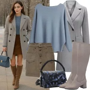 Winter Outfits Damen Komplette Outfit