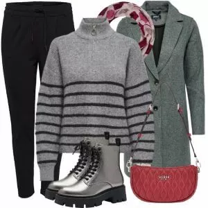 Winter Outfits Moderner Winter-Look Outfit