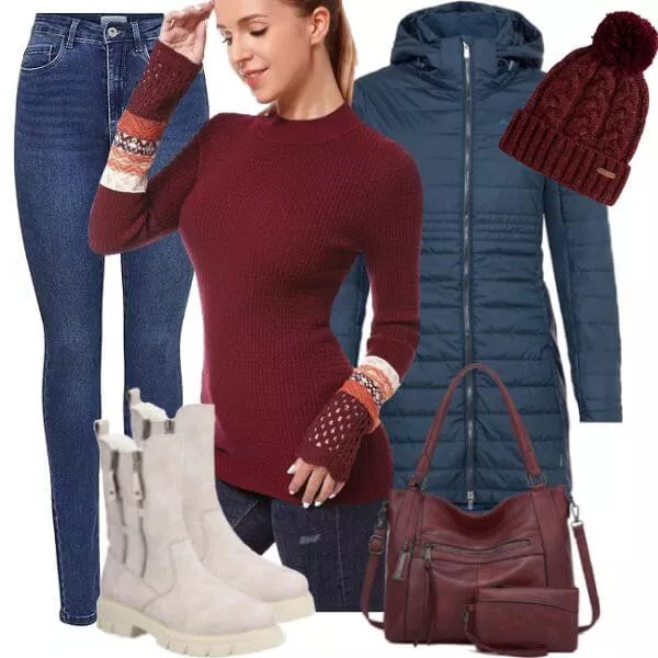 Winter Outfits Winterlicher Look