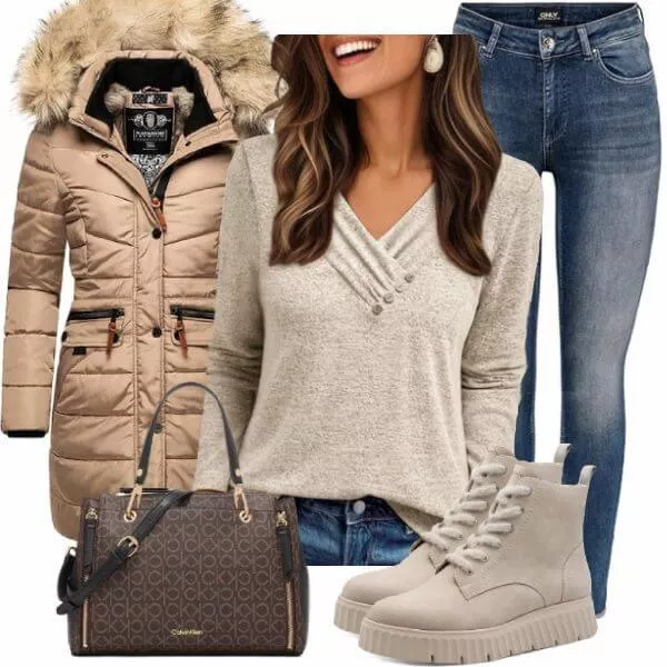 Winter Outfits Winterlicher Look