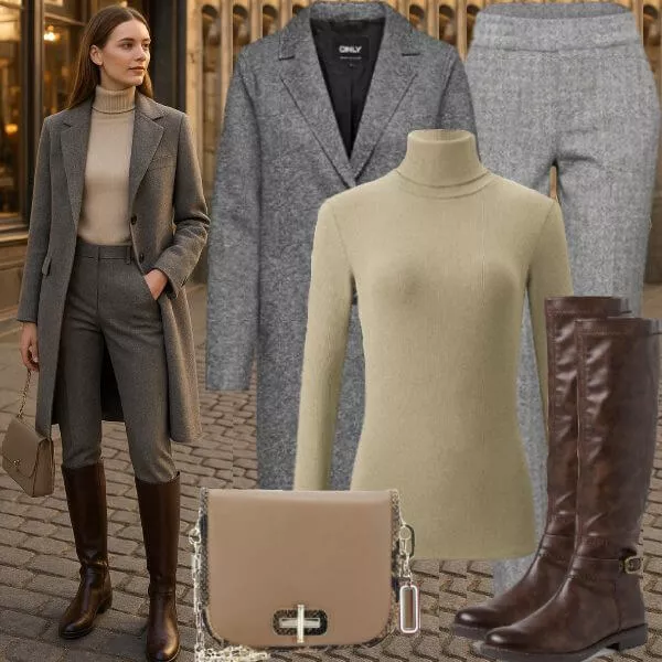 Winter Outfits Stylische Frauen Outfit
