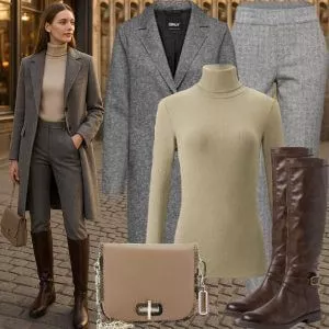 Winter Outfits Stylische Frauen Outfit