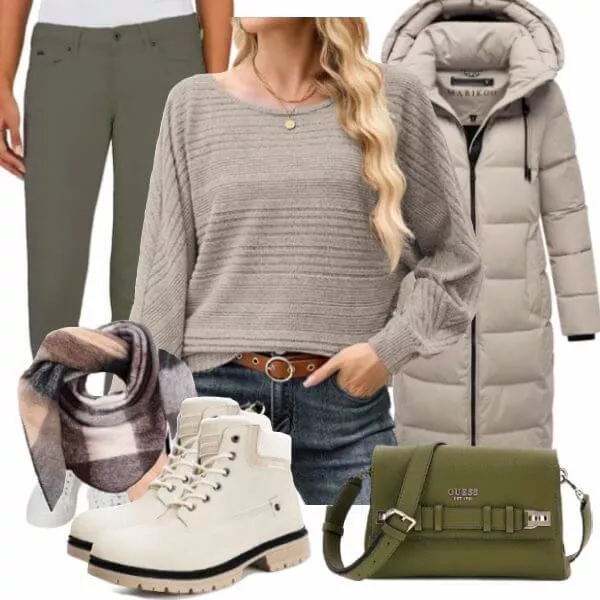Winter Outfits Damen Komplette Outfit