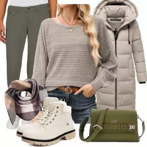 Winter Outfits Damen Komplette Outfit