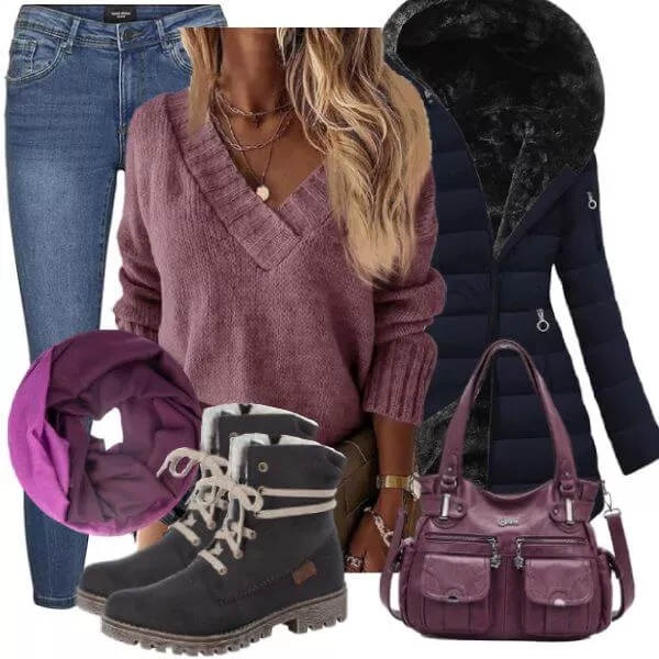 Winter Outfits Winterlicher Look