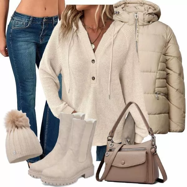 Winter Outfits Moderner Winter Outfit