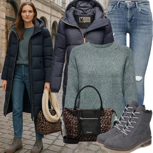 Winter Outfits Winter City Look