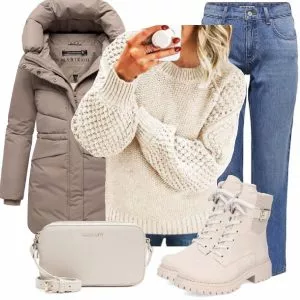 Winter Outfits Neutral Winter Chic