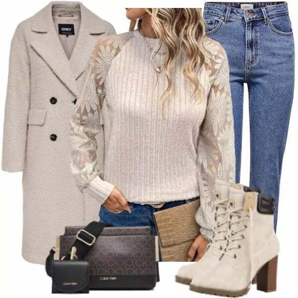 Winter Outfits Classic Beige Winter