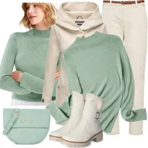 Winter Outfits Beige Winter Layers