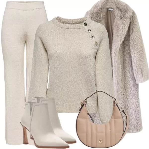 Winter Outfits Soft Winter Harmony