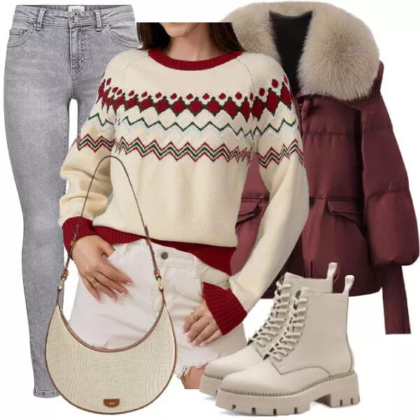 Winter Outfits Cozy Neutral Mood