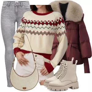 Winter Outfits Cozy Neutral Mood