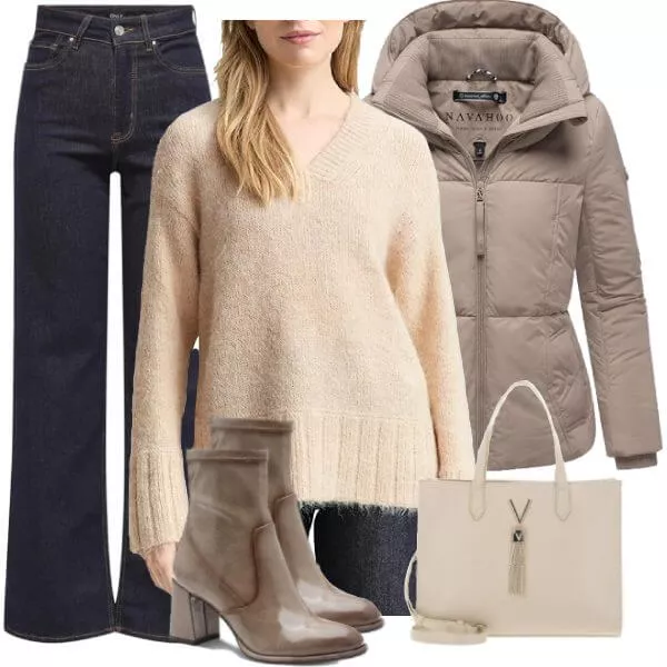 Winter Outfits Elegant Frost Look