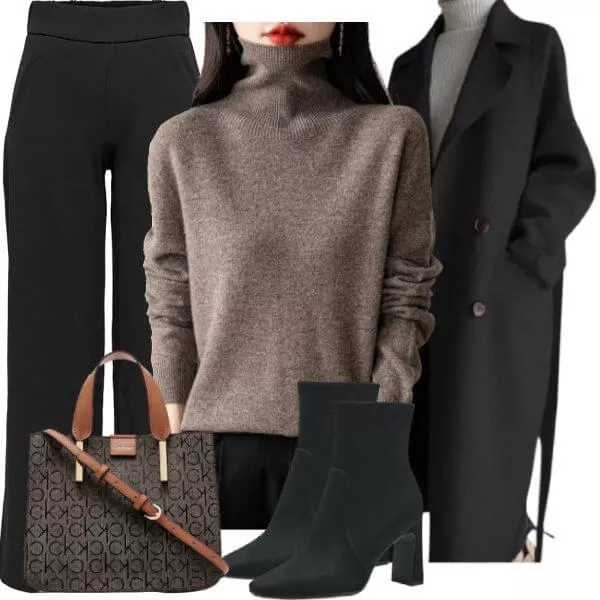 Business Outfits Winter Office Look