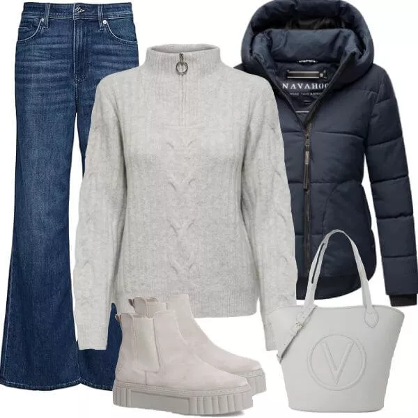 Winter Outfits Urban Winter Harmony