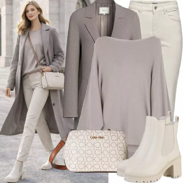 Winter Outfits Soft Frosty Chic