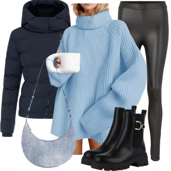Winter Outfits Modern Winter Serenity