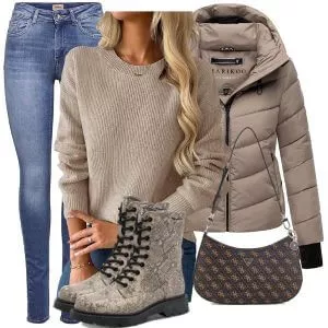 Winter Outfits Soft Neutral Winter Mood