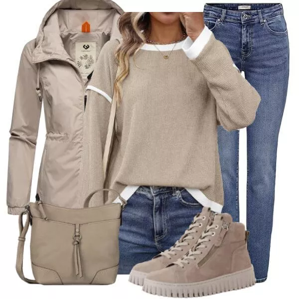 Frühlings Outfits Frühling Modern Ease