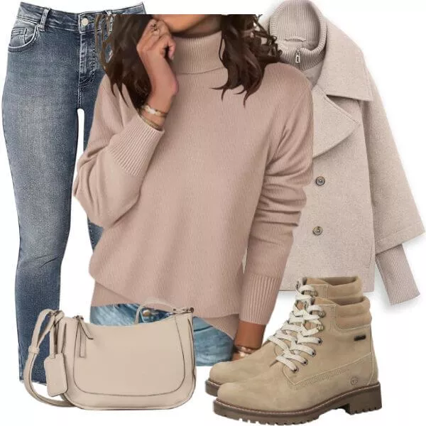 Frühlings Outfits Soft Layer Spring Style