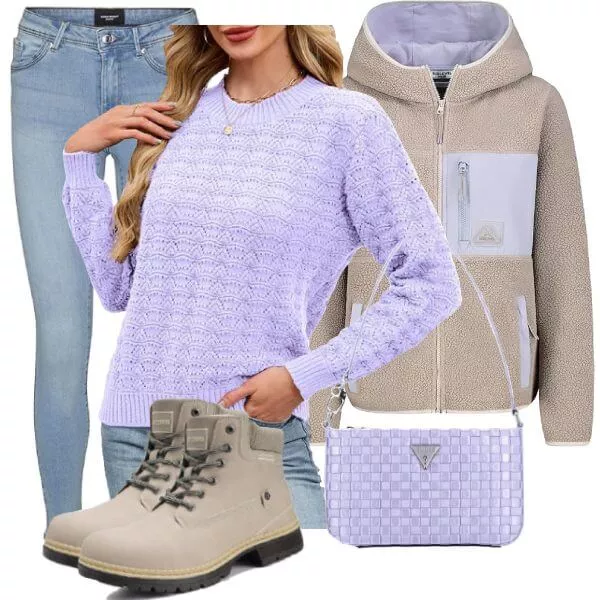 Frühlings Outfits Spring City Layers