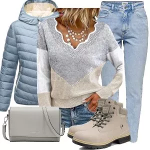 Frühlings Outfits Neutral Early Spring Look