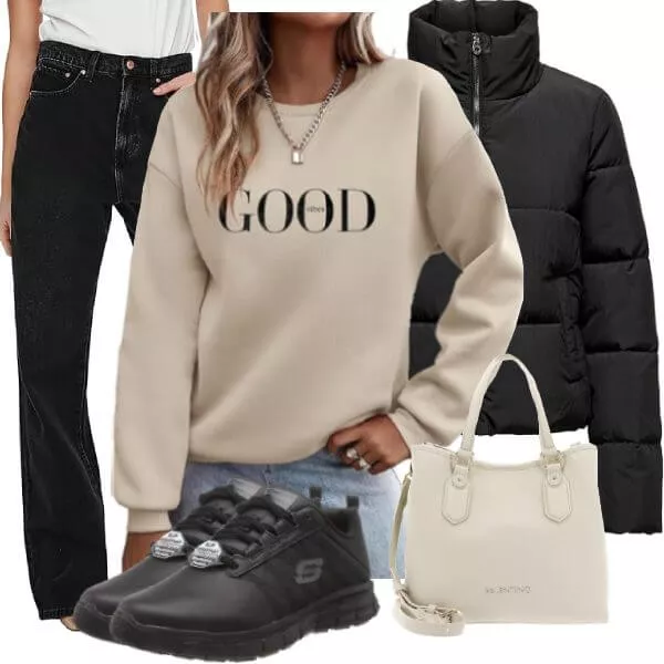 Frühlings Outfits Early Spring City Look