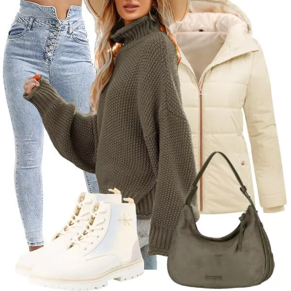 Frühlings Outfits Calm Early Spring Look