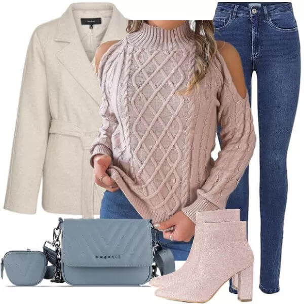 Frühlings Outfits Cool Days Spring Elegance