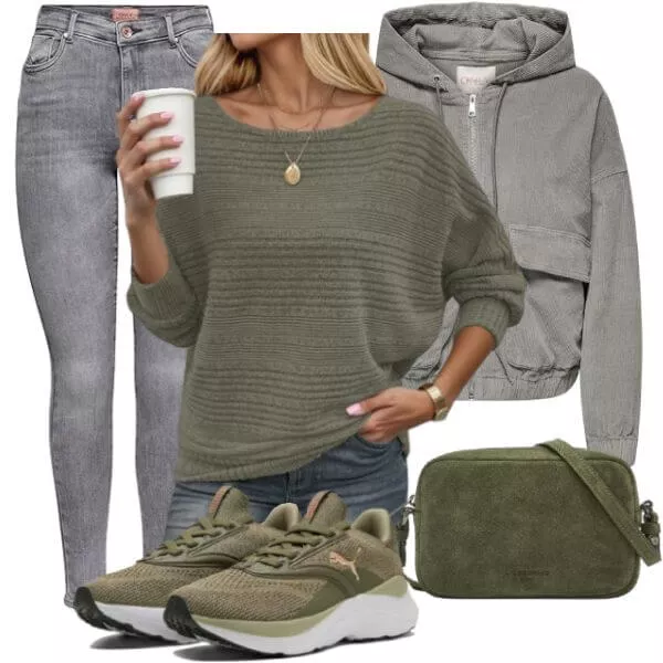 Frühlings Outfits Modern Early Season Outfit