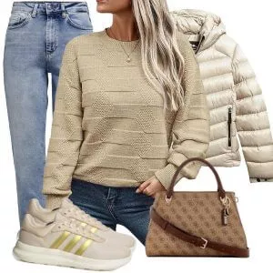 Frühlings Outfits Cozy Spring Transition Style