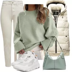 Frühlings Outfits Spring Neutral Balance