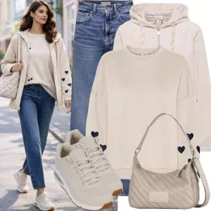 Frühlings Outfits Frühling Soft Warmth