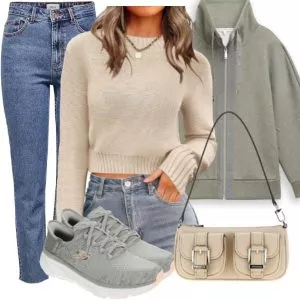 Frühlings Outfits Soft Neutral Frühjahrslook