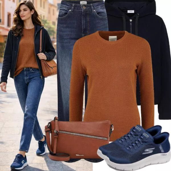 Frühlings Outfits Übergangslook Modern Chic