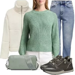 Frühlings Outfits Casual Tageslook Frühling