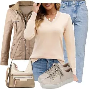 Frühlings Outfits Modern Spring Harmony