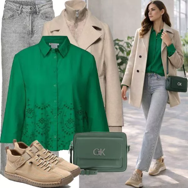 Frühlings Outfits Elegant Street Spring