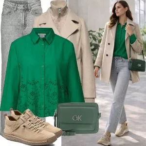 Frühlings Outfits Elegant Street Spring