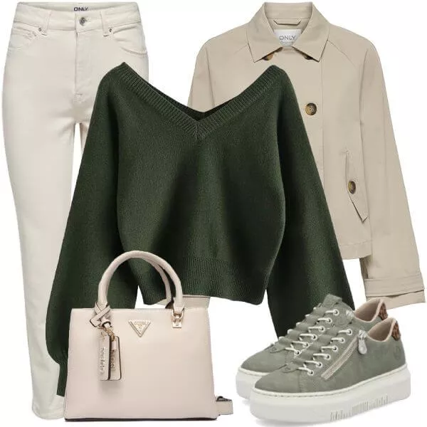 Frühlings Outfits Elegant Light Layers