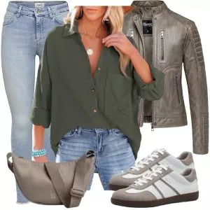 Frühlings Outfits Casual Outfit für Damen