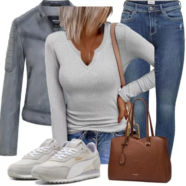 Frühlings Outfits Chic Everyday Frühling