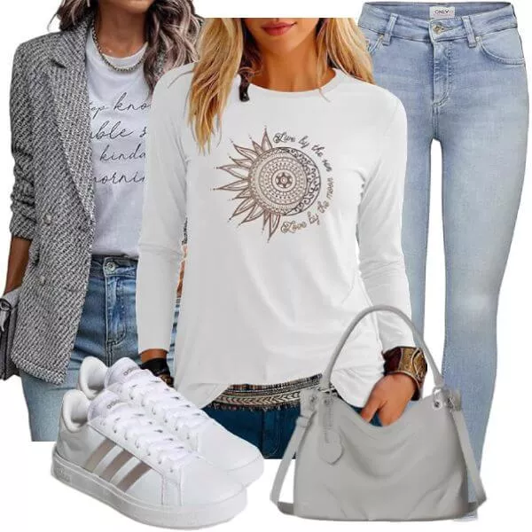 Frühlings Outfits Soft Urban Radiance