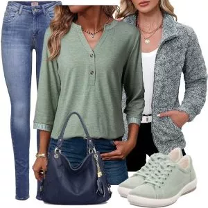 Frühlings Outfits Contemporary Spring Ease